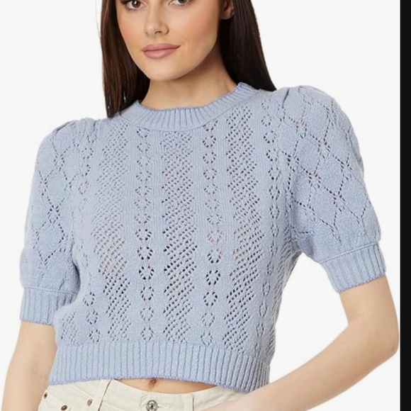 Free People Sweaters - Free People Women's Eloise Pullover Blue Small